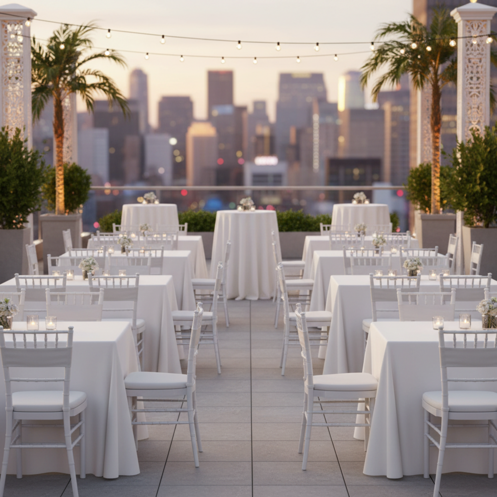 Outdoor Corporate Reception