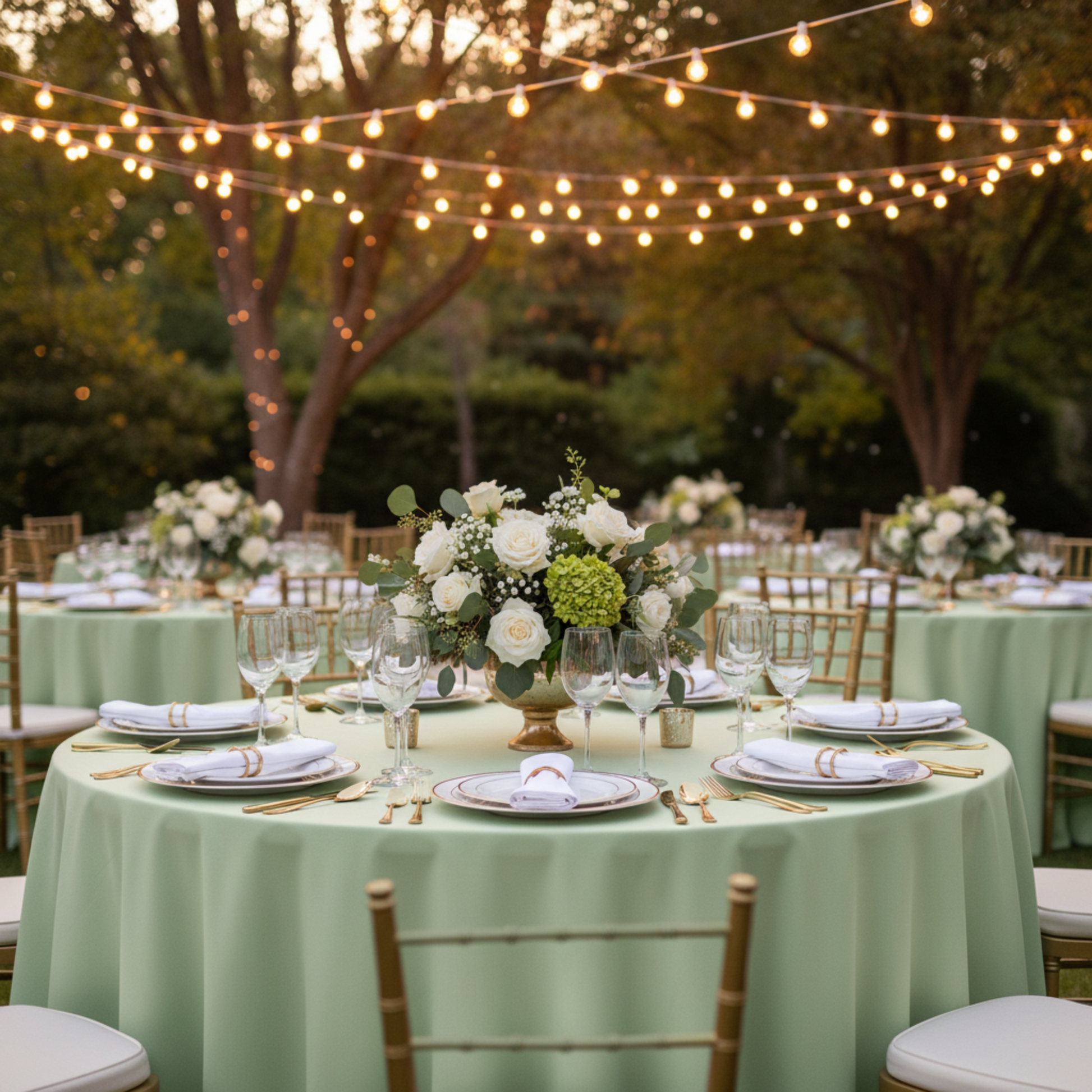 Outdoor Evening Garden Gala