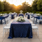 Outdoor Formal – Navy Glitz Sequin 90x156 Tablecloth