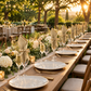 Outdoor garden party - ribbon roll