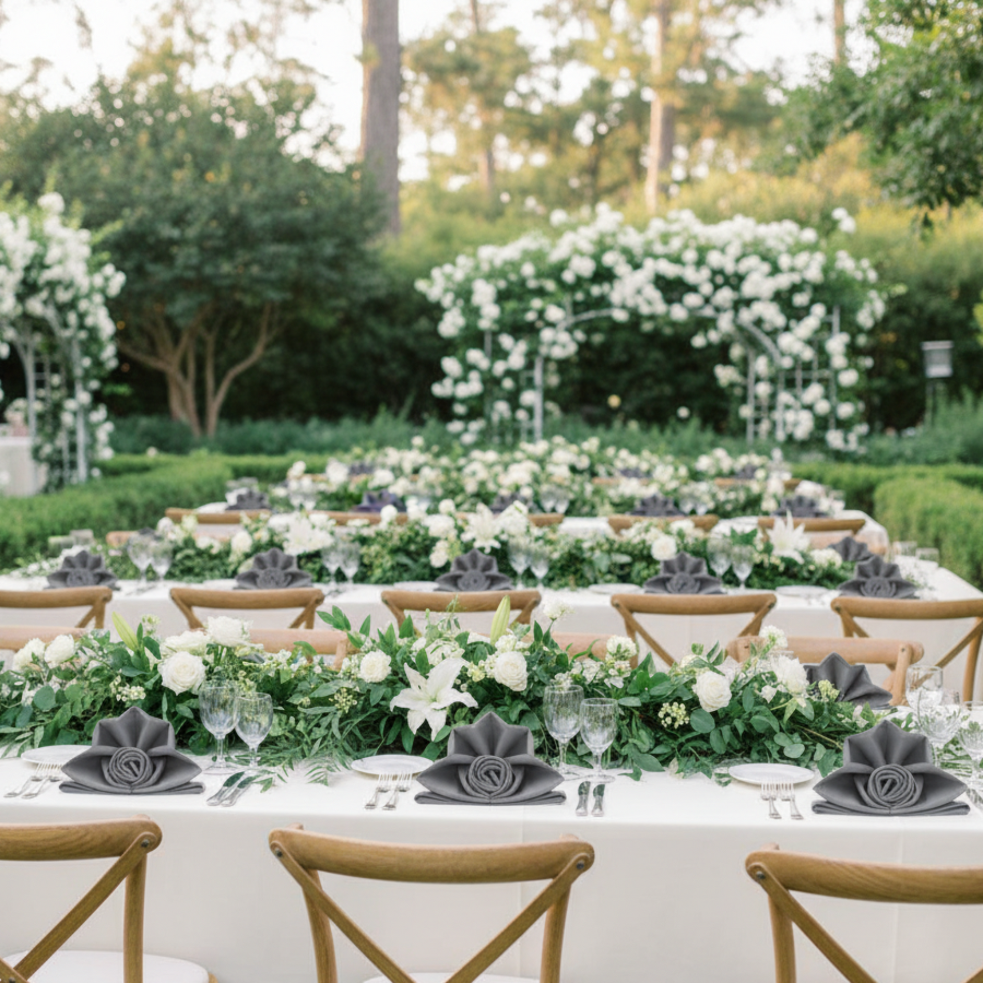 Outdoor Garden - Rosette Fold