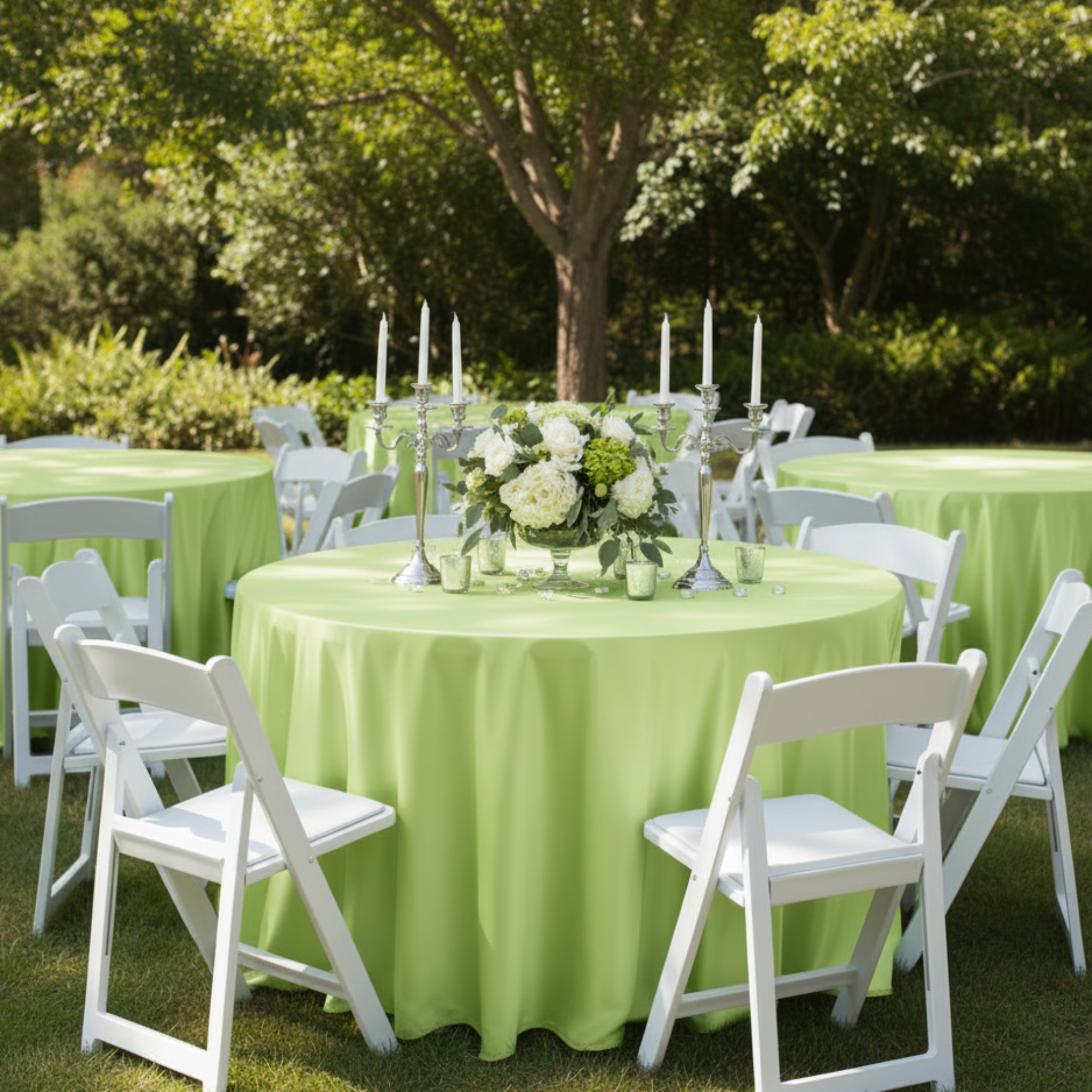 Outdoor Garden Event with Displays