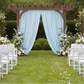 Outdoor Garden Event Backdrop