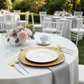Outdoor Garden Event - Vintage Gold Charger Plate