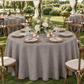 Outdoor garden tablecloth scene