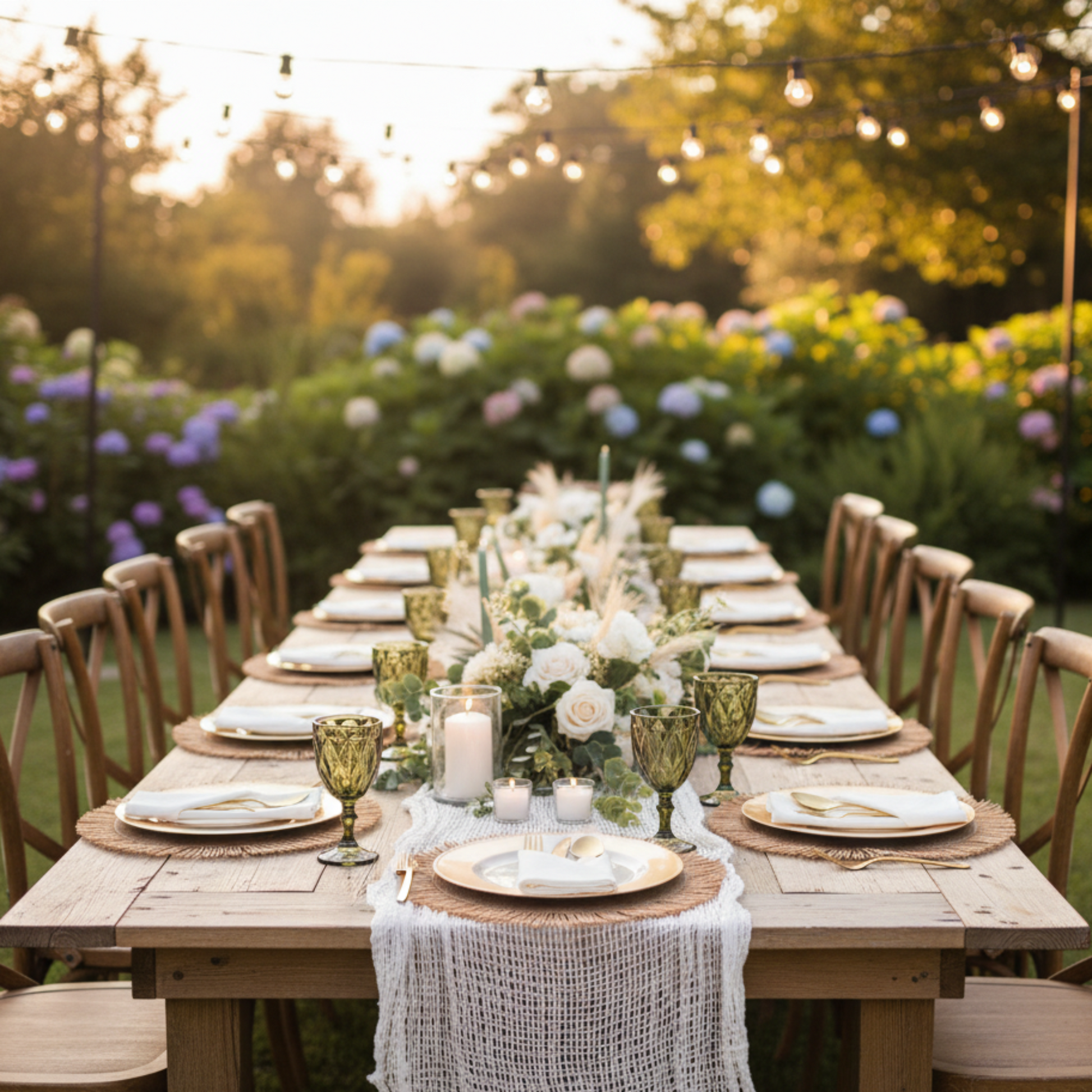 Outdoor Garden Wedding