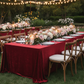 Outdoor Garden Party - Apple Red Velvet