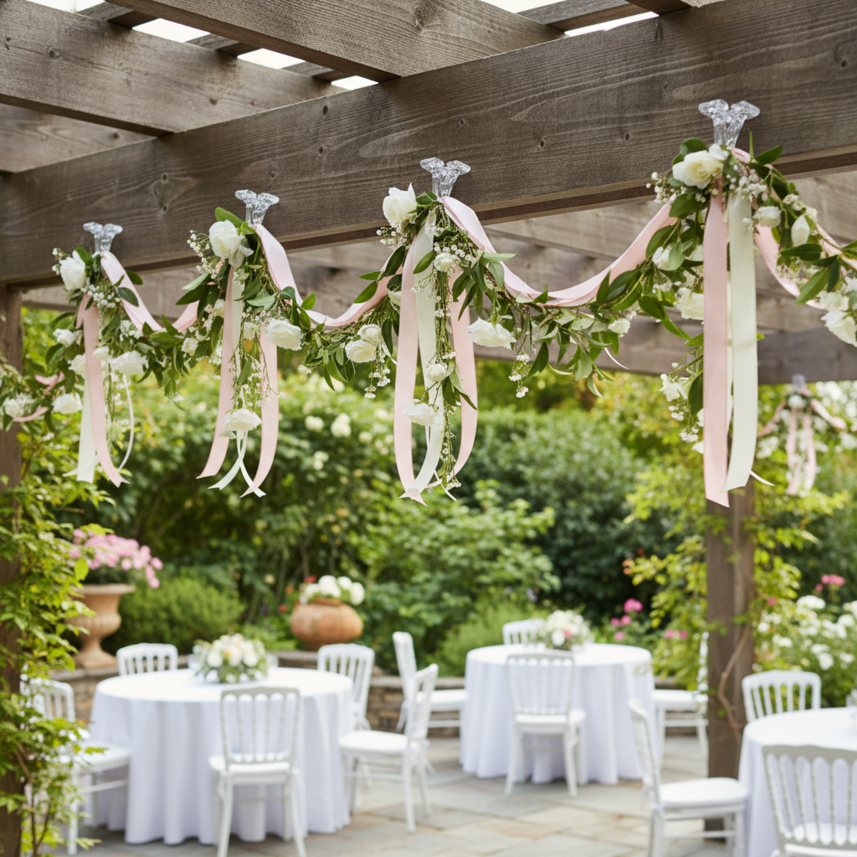 Outdoor Garden Party – Multiple Ceiling Hooks