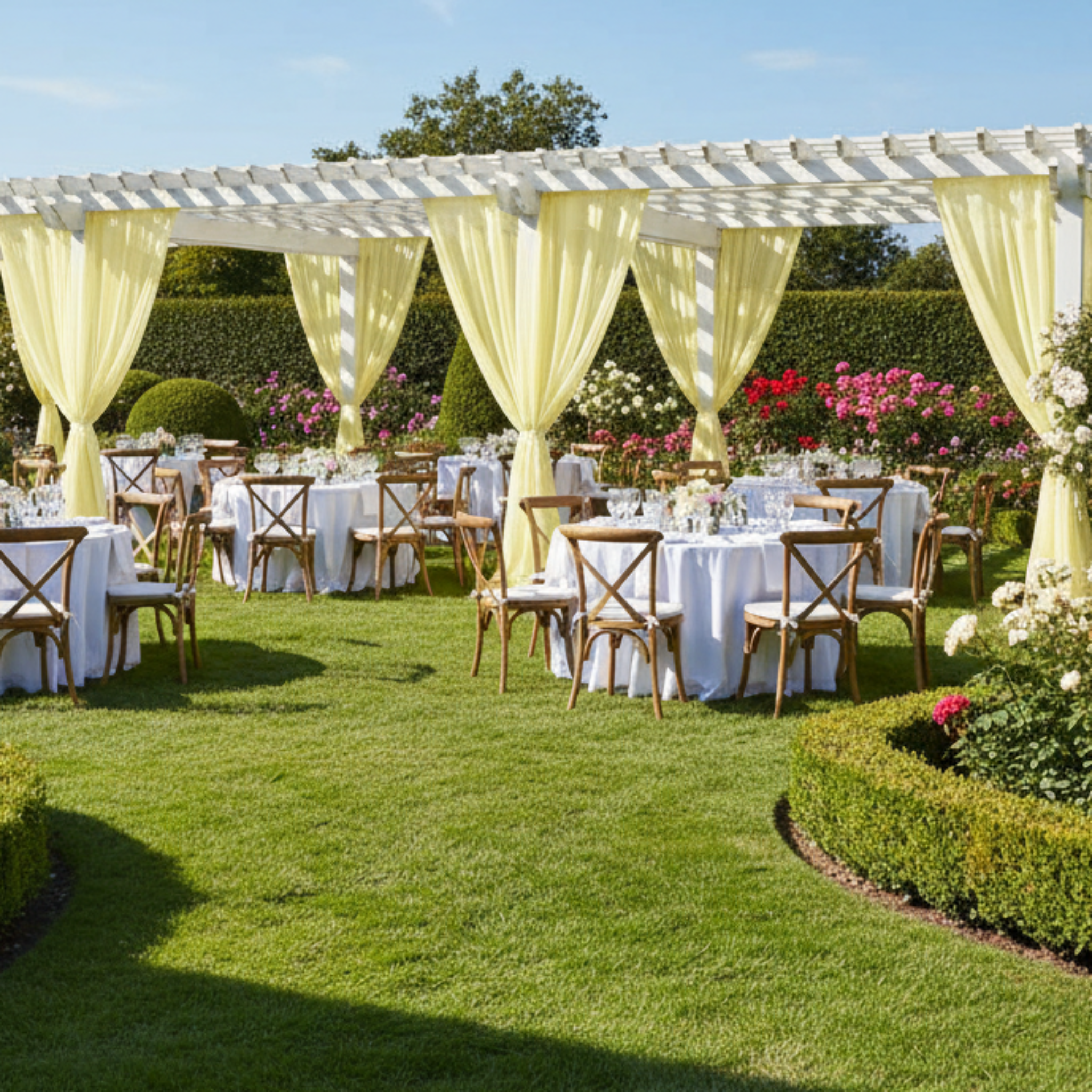Outdoor Garden Party Pergola