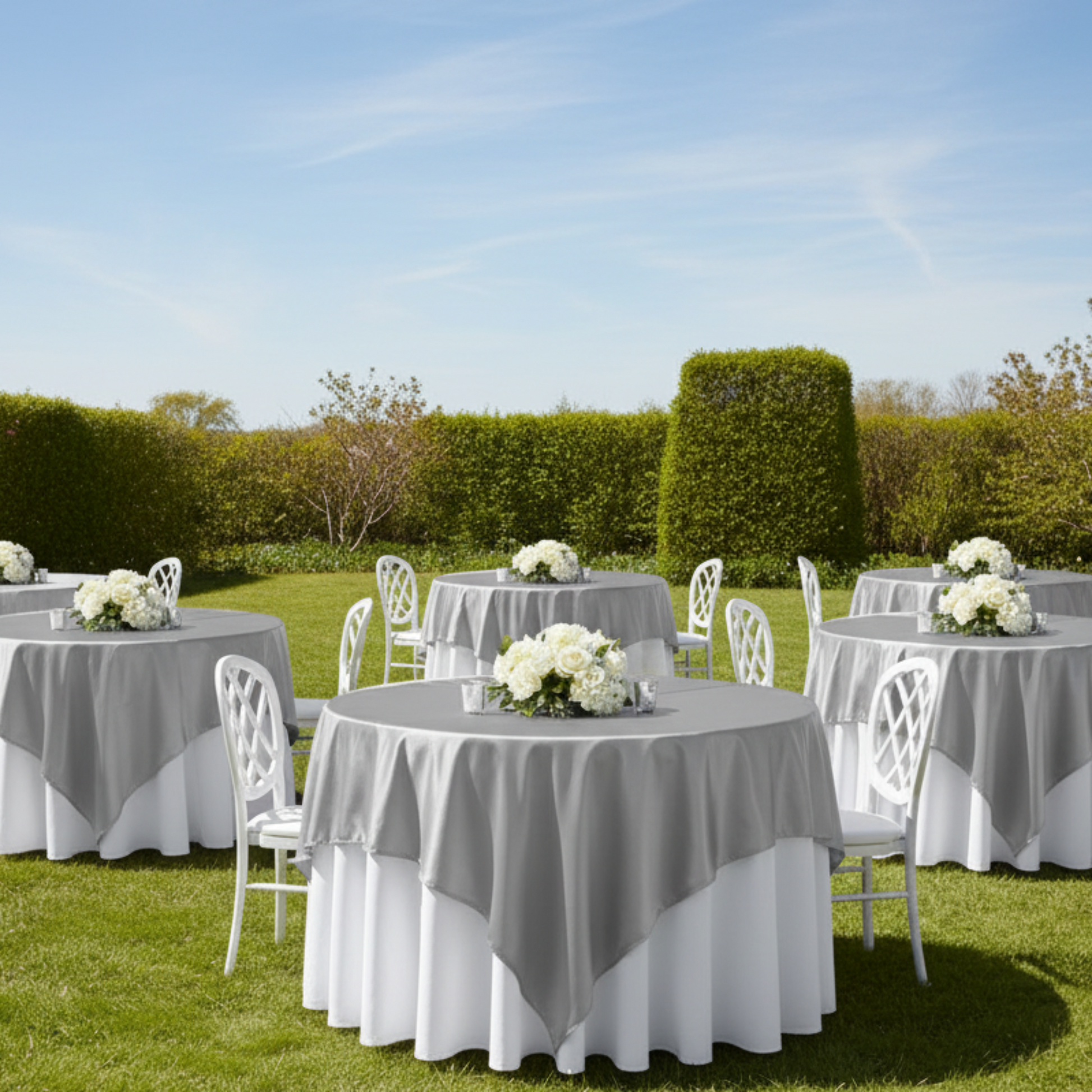 Outdoor Garden Party Floor-Length Overlay