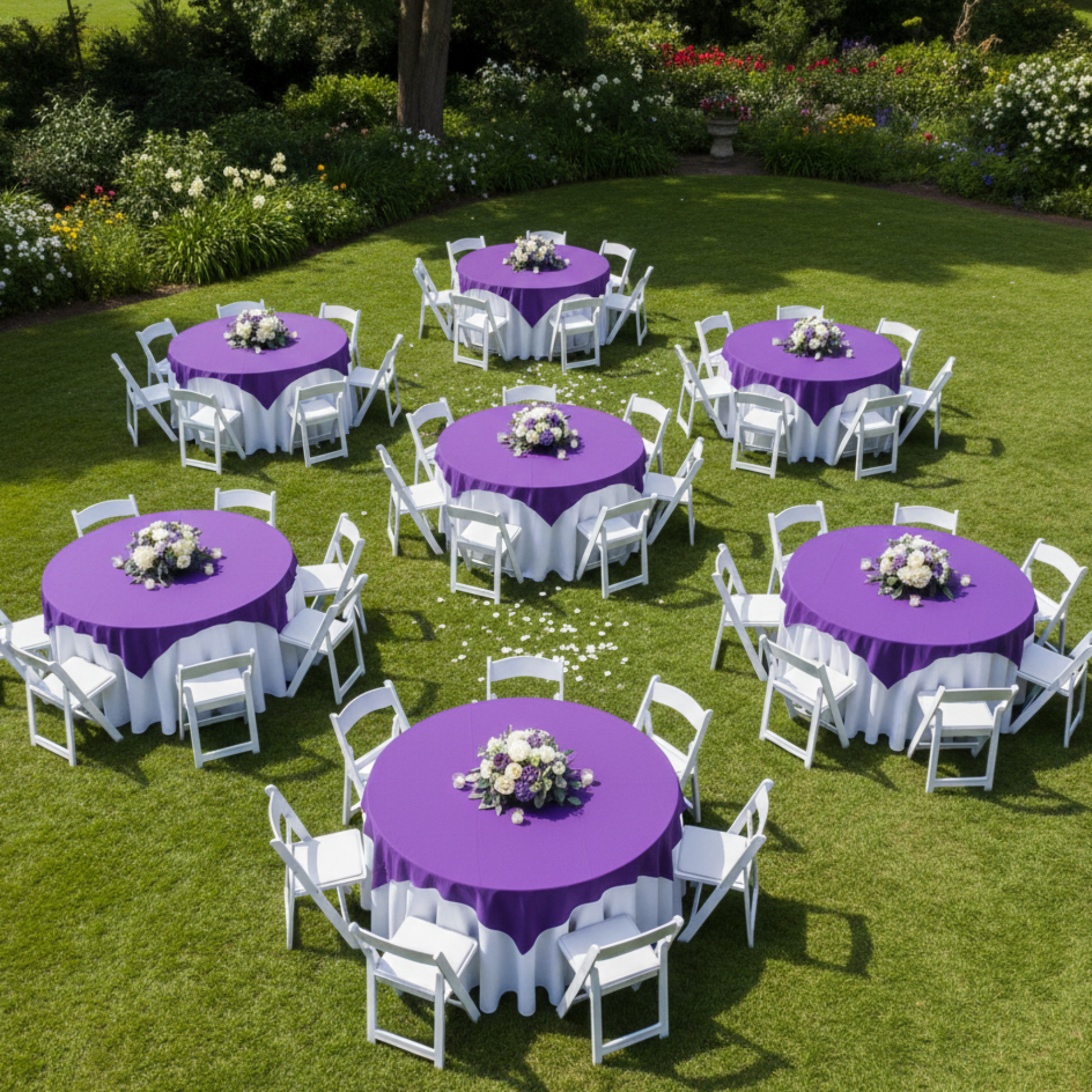 Outdoor Garden Top View