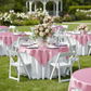 Outdoor Garden Reception with Displays
