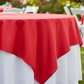 Outdoor Garden - Bright Red Satin Overlay