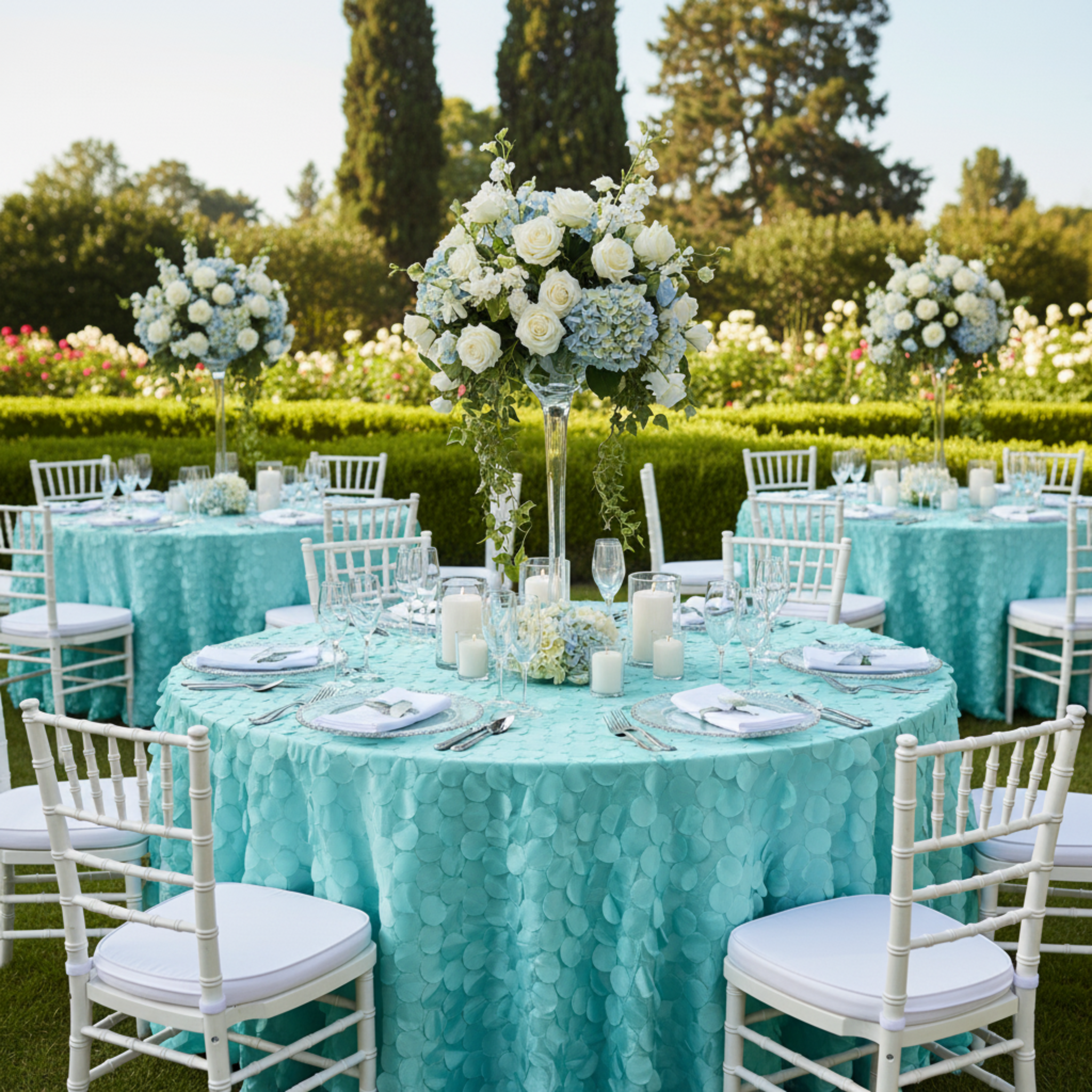 Outdoor Garden Styled Tables