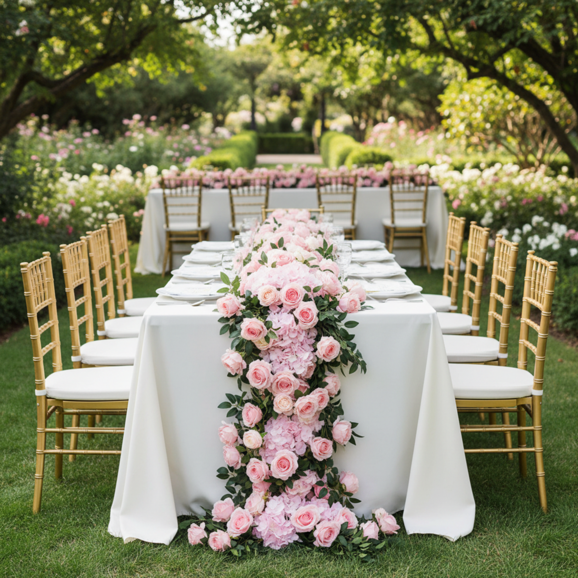 Outdoor Garden Table Runner
