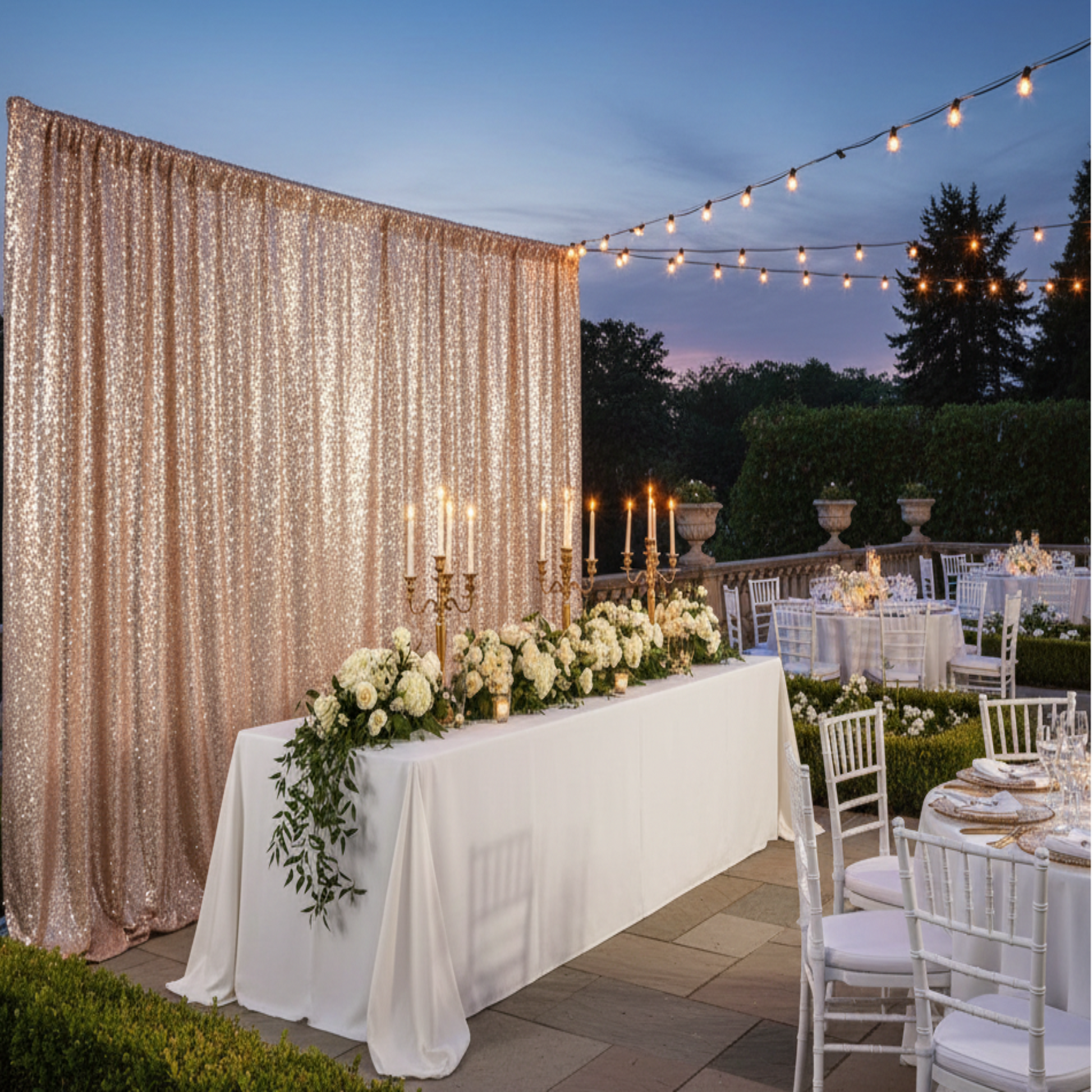 Outdoor Garden Terrace Gala - More Drapes