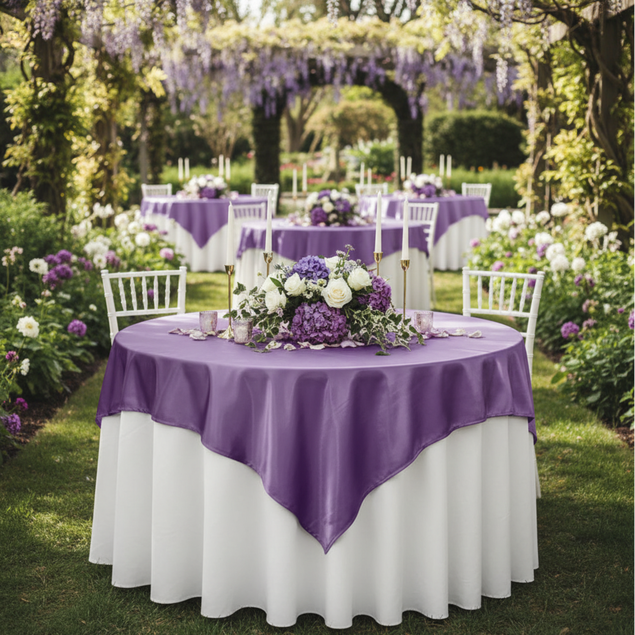 Outdoor Garden with Displays