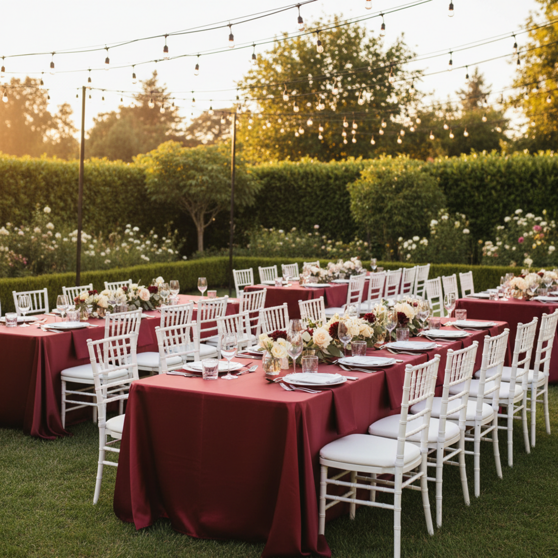 Outdoor Garden Wedding