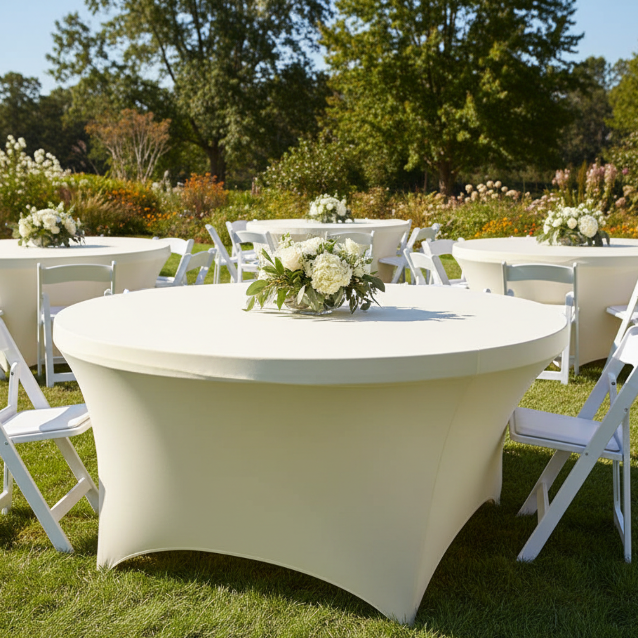 Outdoor garden wedding