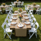 Outdoor Garden Wedding Top View
