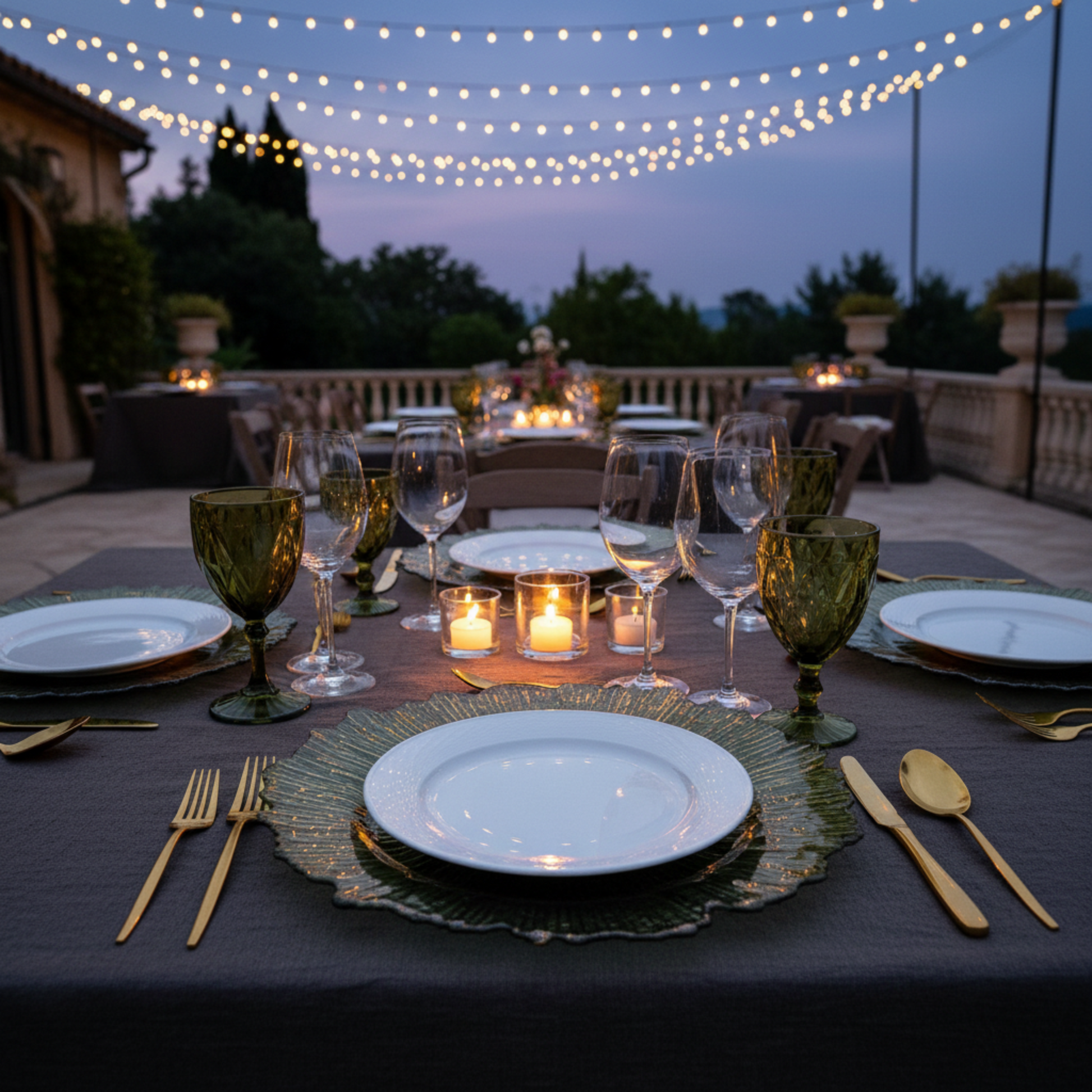 Outdoor Garden Wedding Close-Up