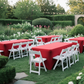 Outdoor Garden Wedding Reception