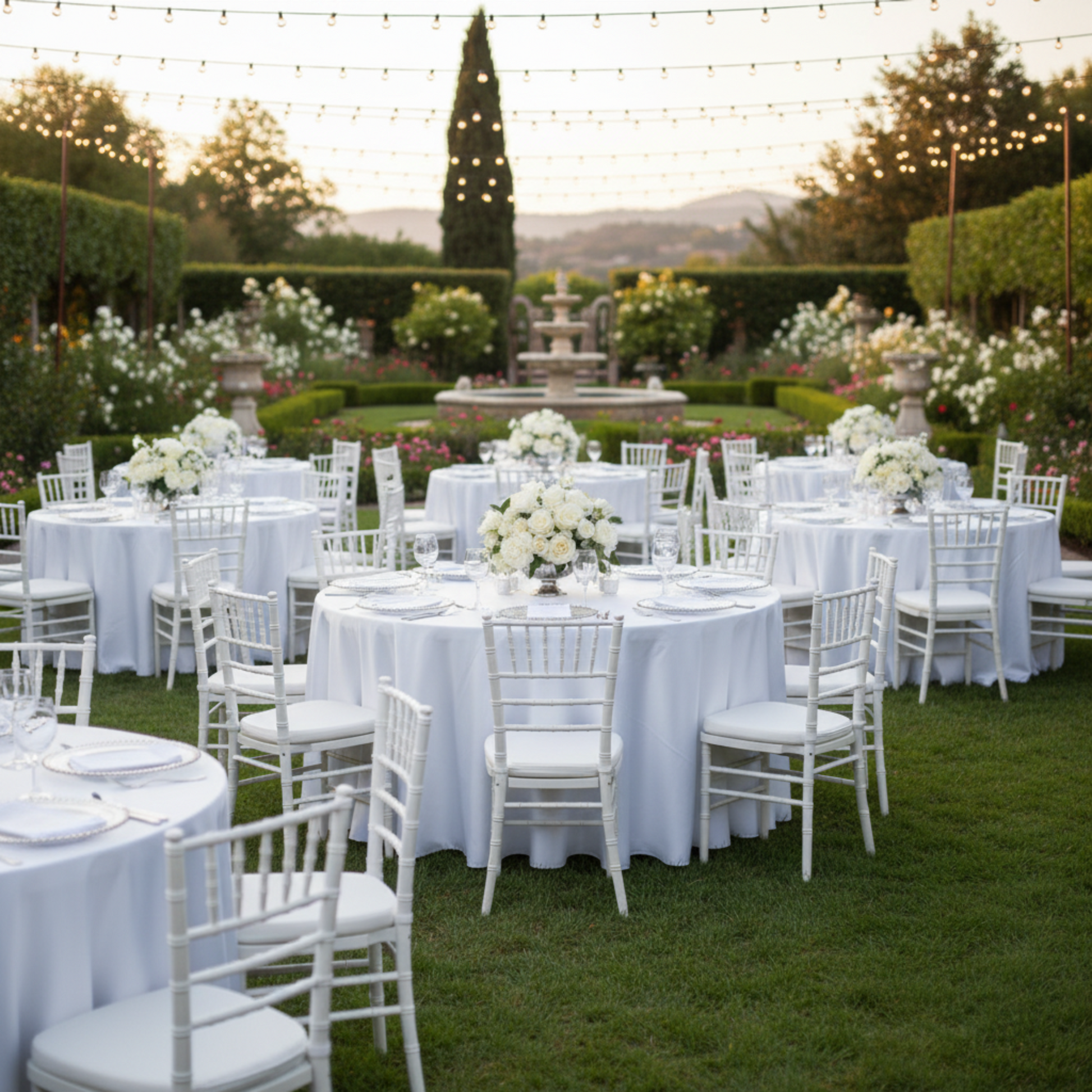 Outdoor Garden Wedding