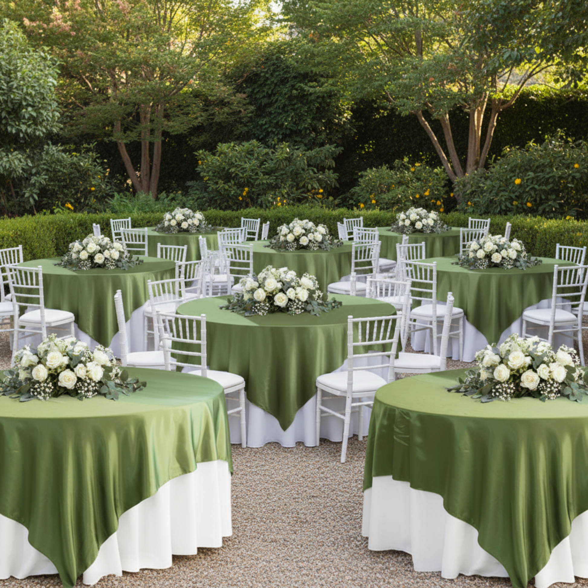 Group Shot Outdoor Garden Wedding