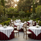 Outdoor Garden Reception - Burgundy