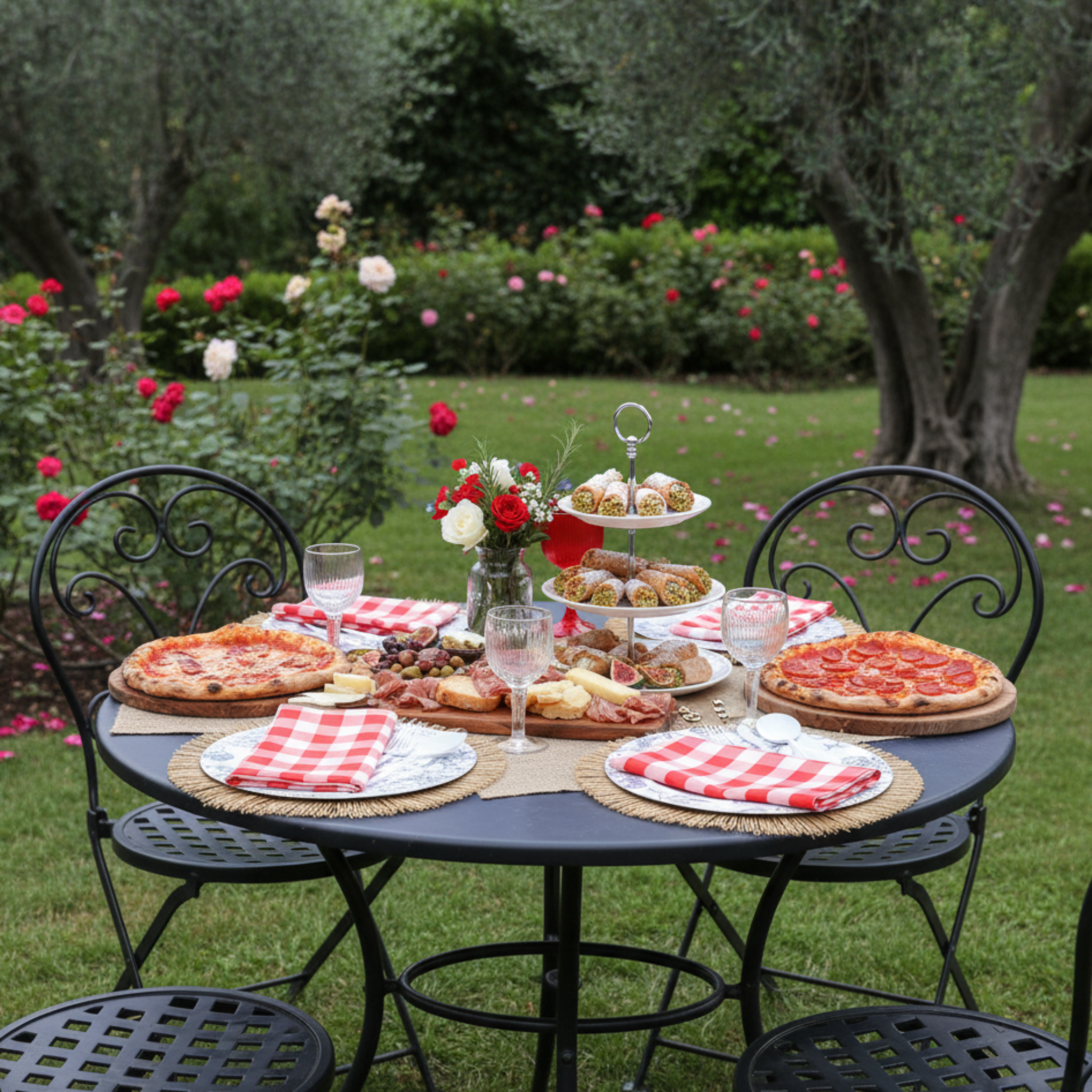 Outdoor Italian Garden Party Bistro