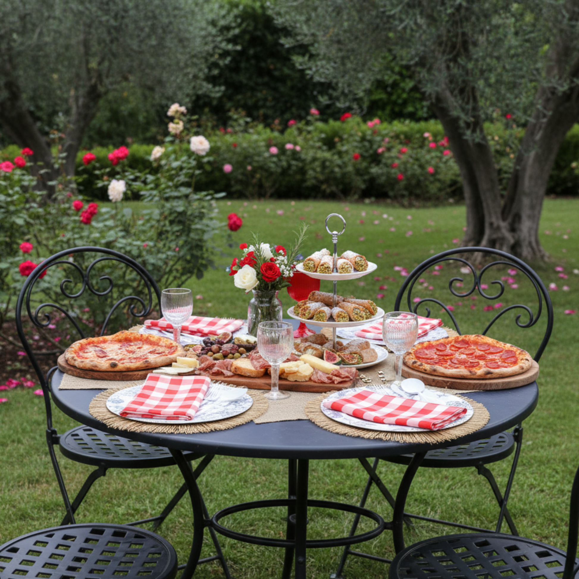 Outdoor Italian Garden Party Bistro