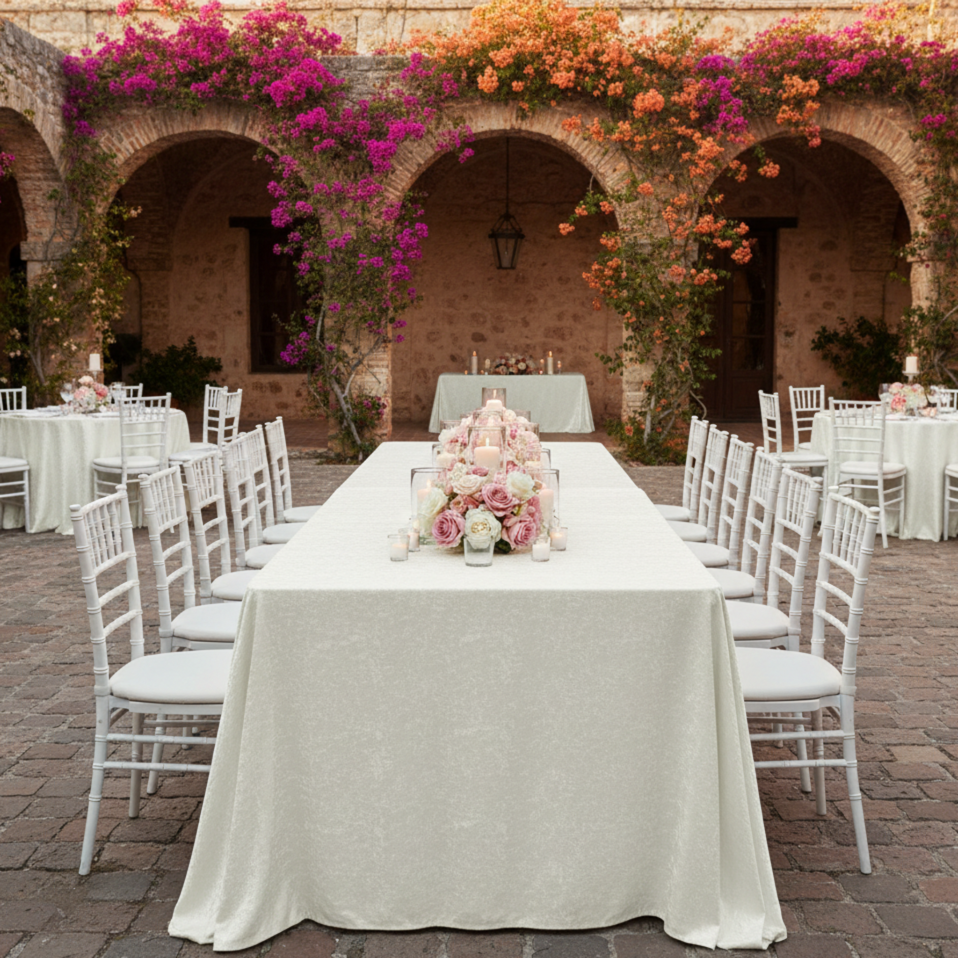 Outdoor Mediterranean courtyard