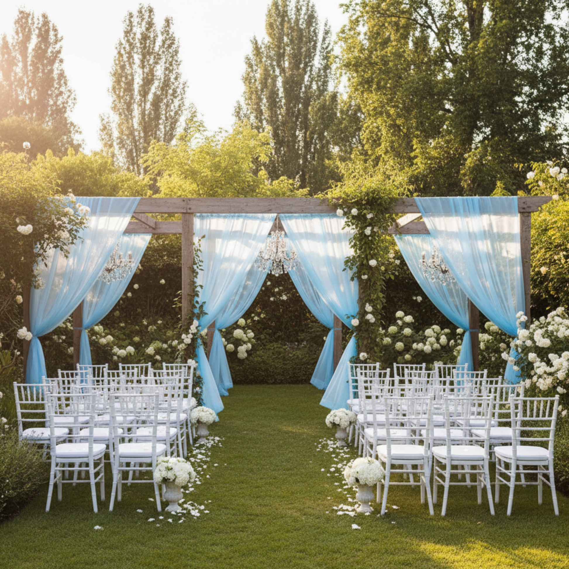 Outdoor Pergola Curtains
