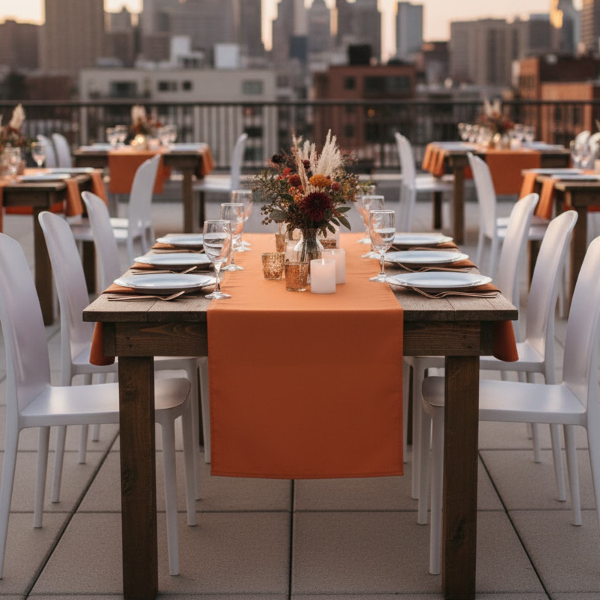 Outdoor rooftop event lifestyle