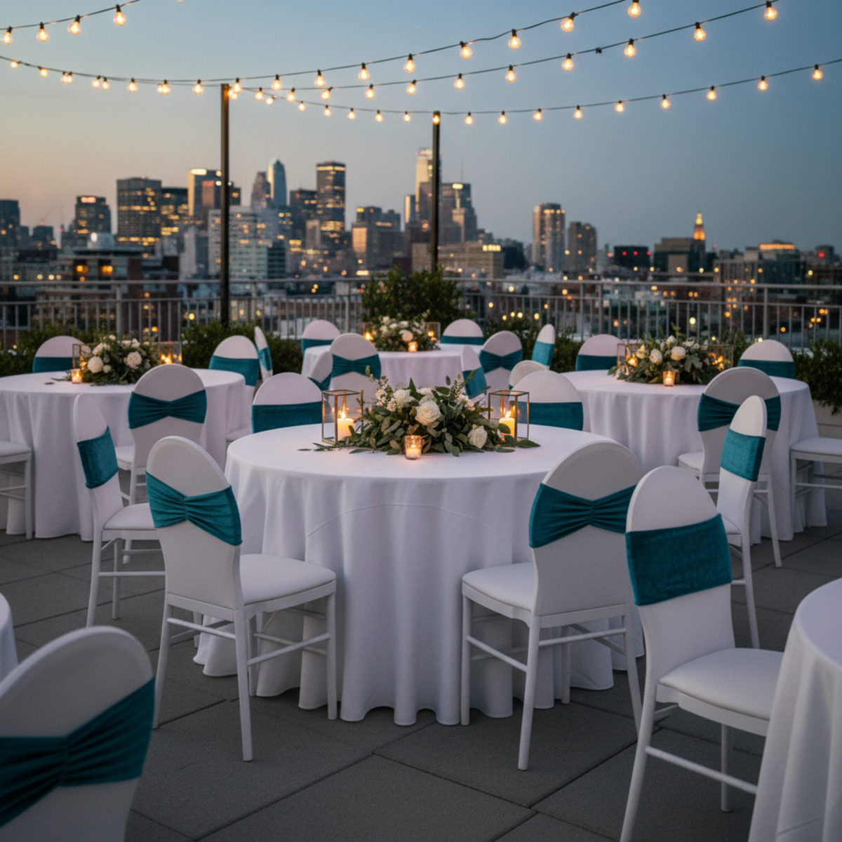 Outdoor Rooftop Garden Party
