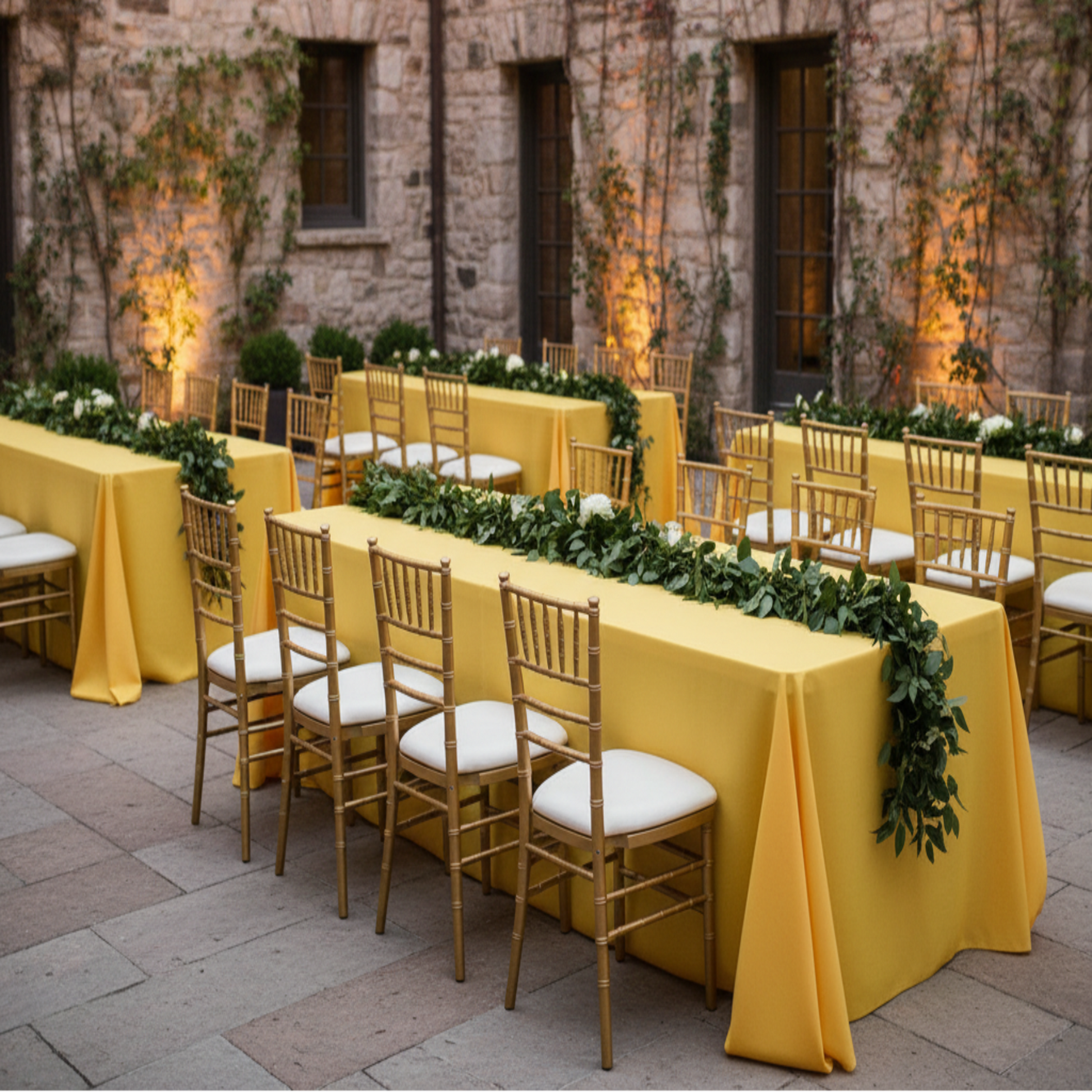 Outdoor Stone Courtyard