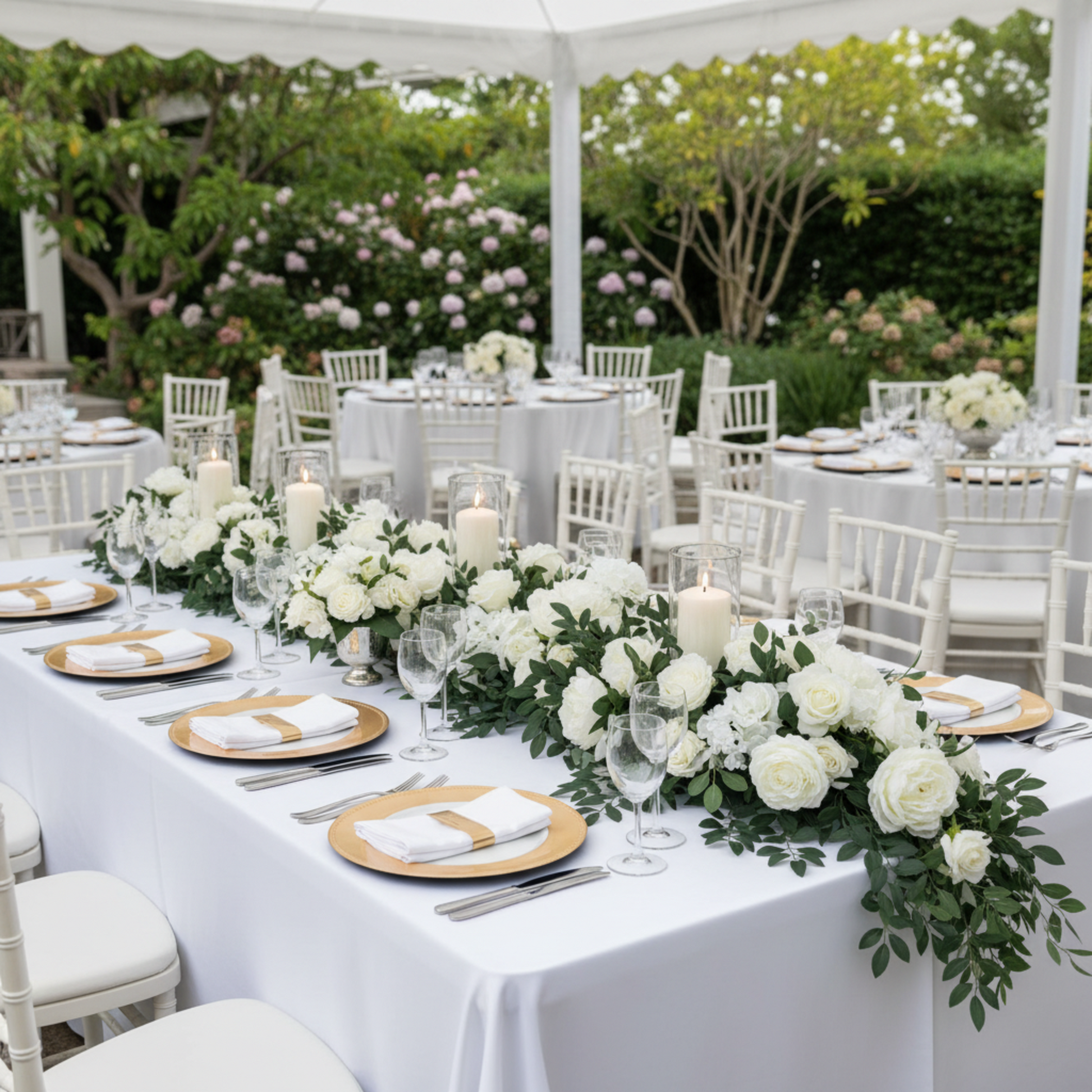 Outdoor Table Runner - Long Banquet