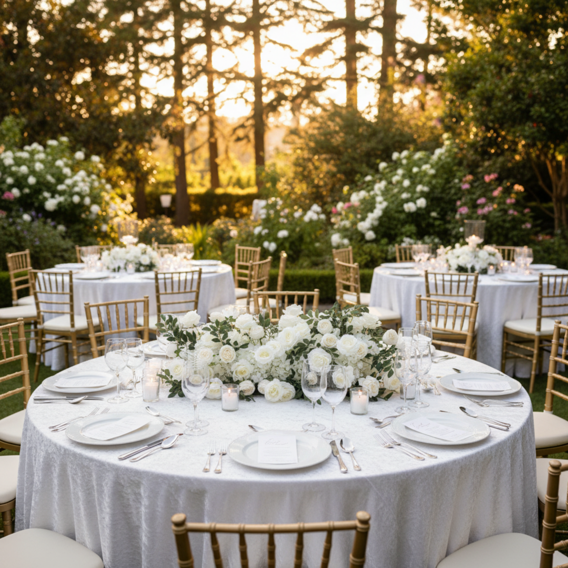 Outdoor Table Runner - Round Table