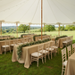 Outdoor tent event setting