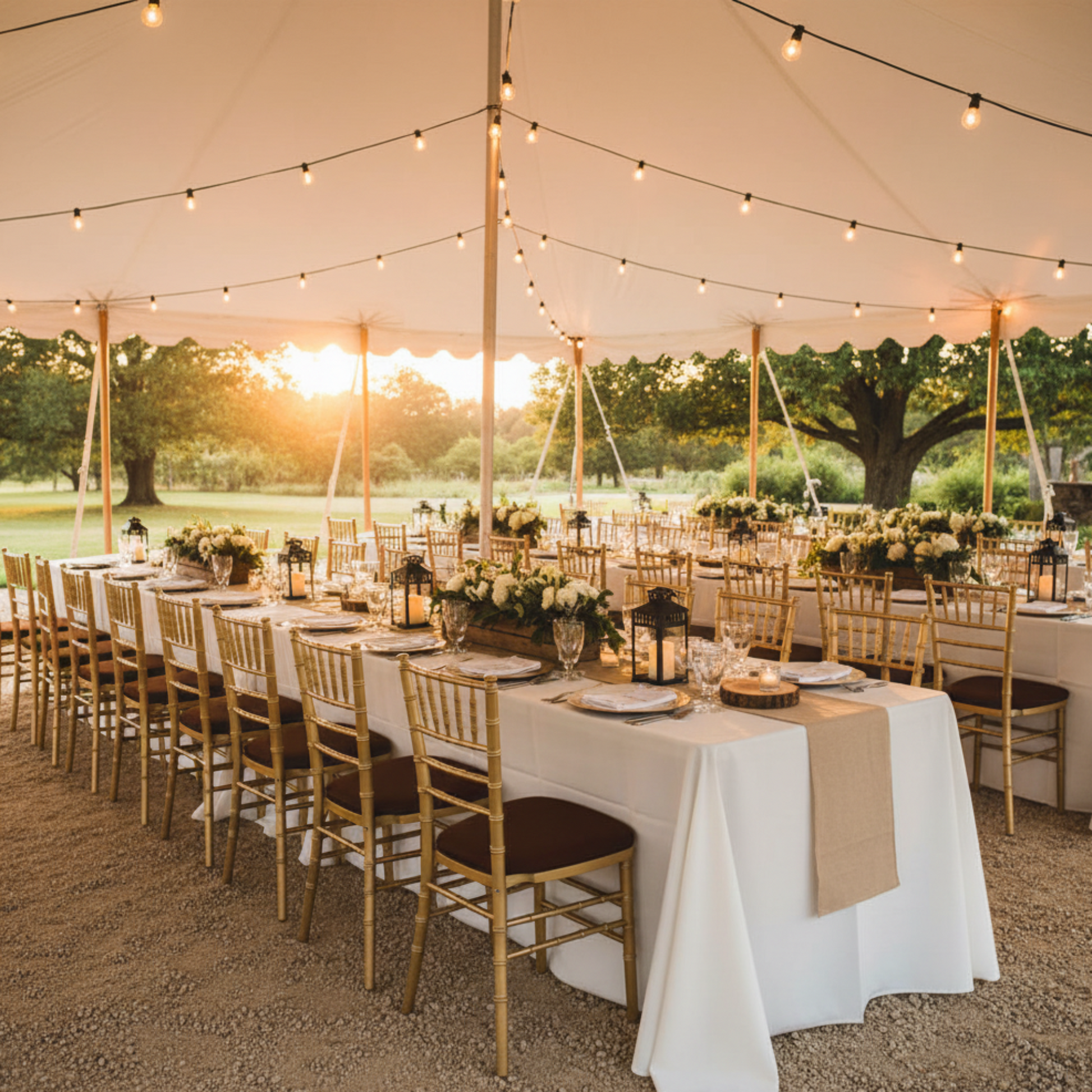 Outdoor Tent Pavilion Event