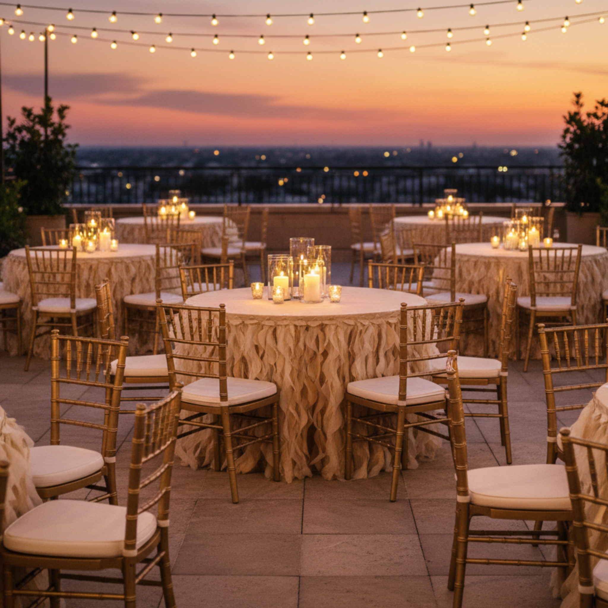 Outdoor Terrace Evening
