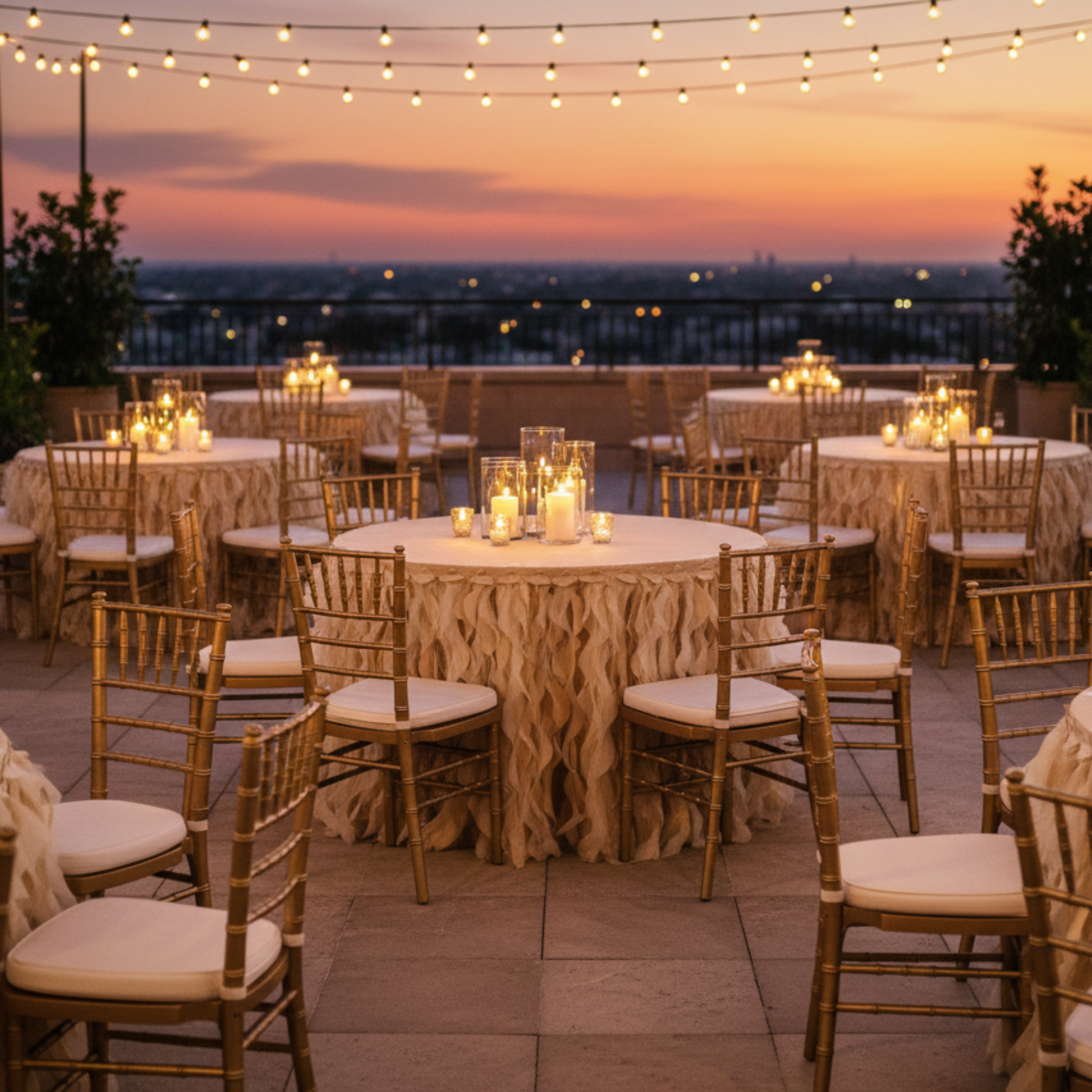 Outdoor Terrace Evening