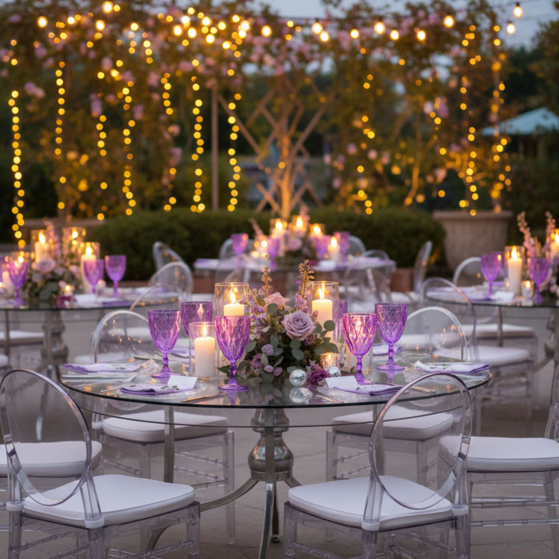 Outdoor Terrace Evening