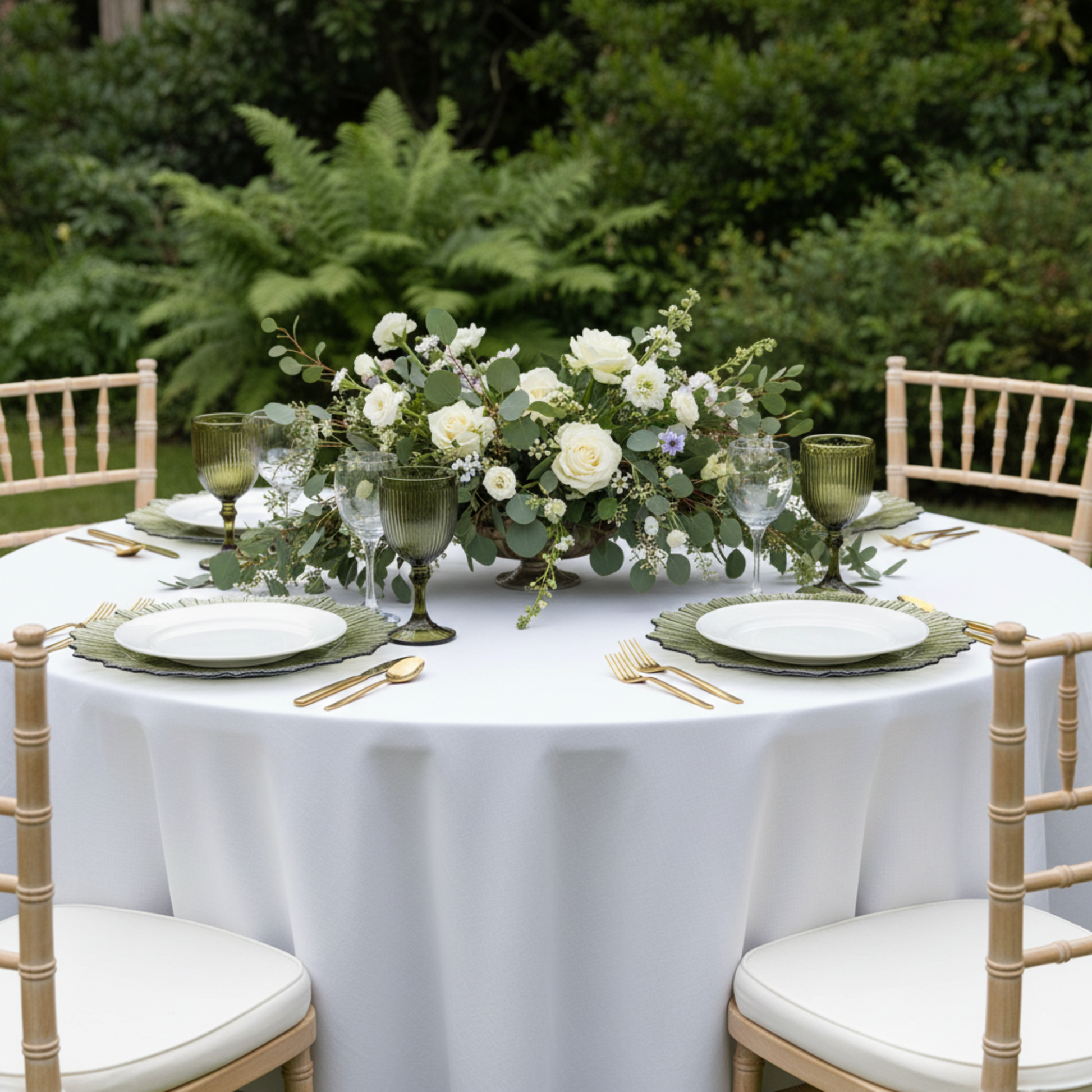 Outdoor Terrace Gala Close-Up