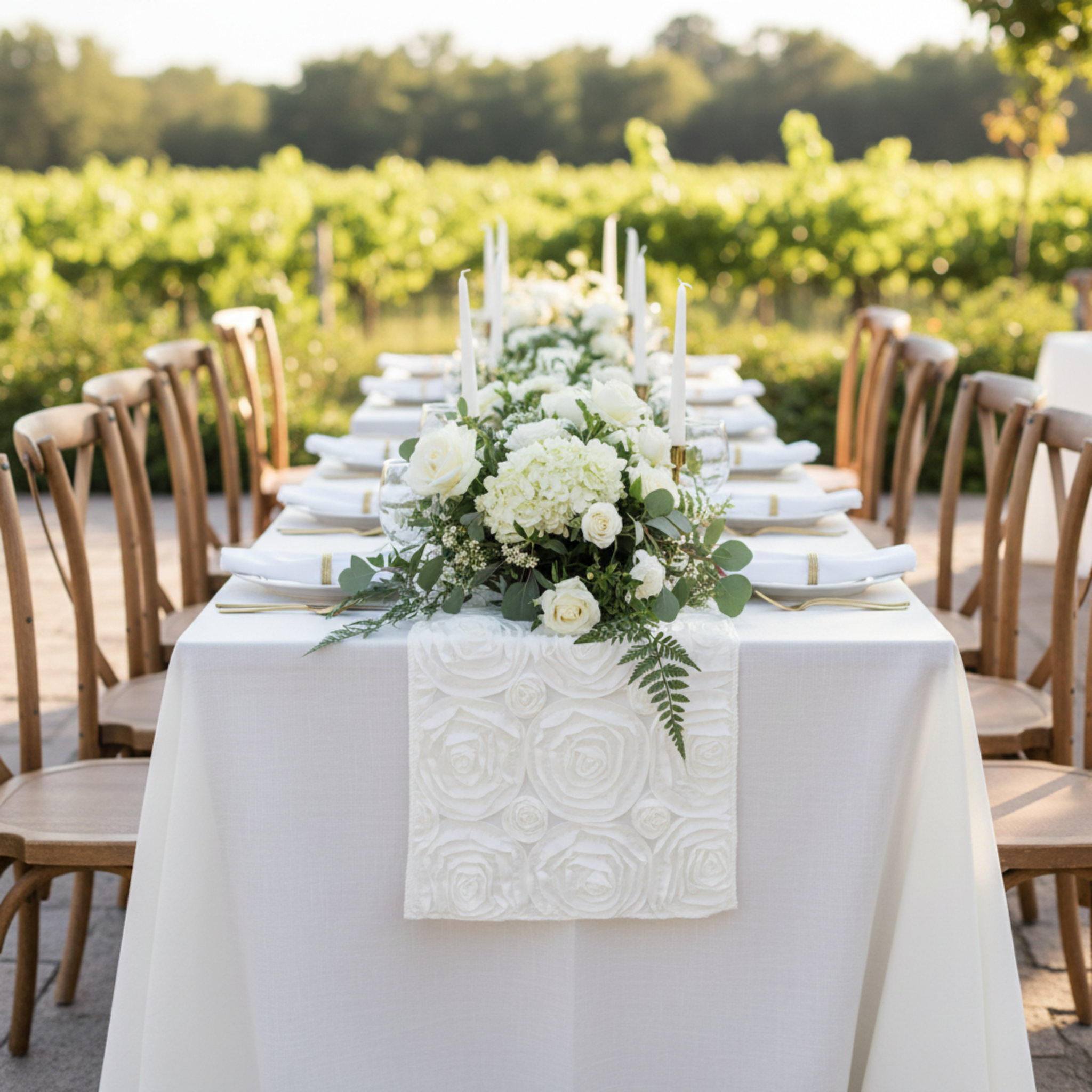 Outdoor Vineyard Wedding