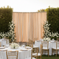 Outdoor Wedding – Champagne 10ft Velvet Drape