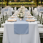 Outdoor Wedding – Dusty Blue Polyester Runner