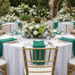 Outdoor Wedding Accordion Crinkle Napkin Lay Flat