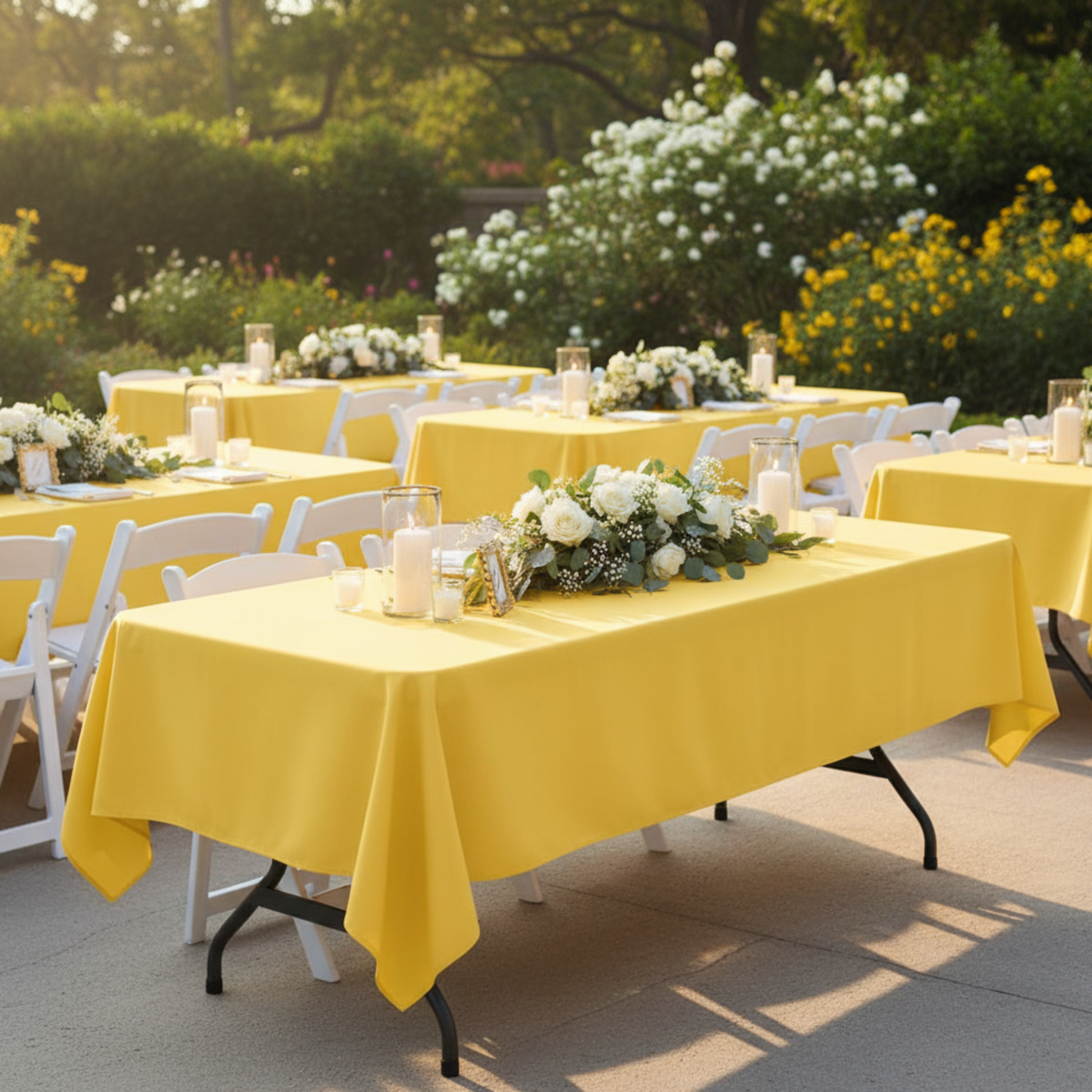 Outdoor Wedding Reception