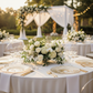 Outdoor Wedding Reception – Gold Sunburst Charger Plate